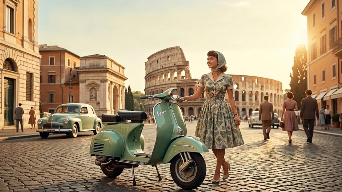 Why Everyone Wanted a Vespa During Italy’s Golden Age of Scooters