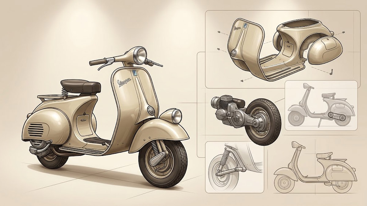 What Made the Original Vespa So Different From Every Other Scooter